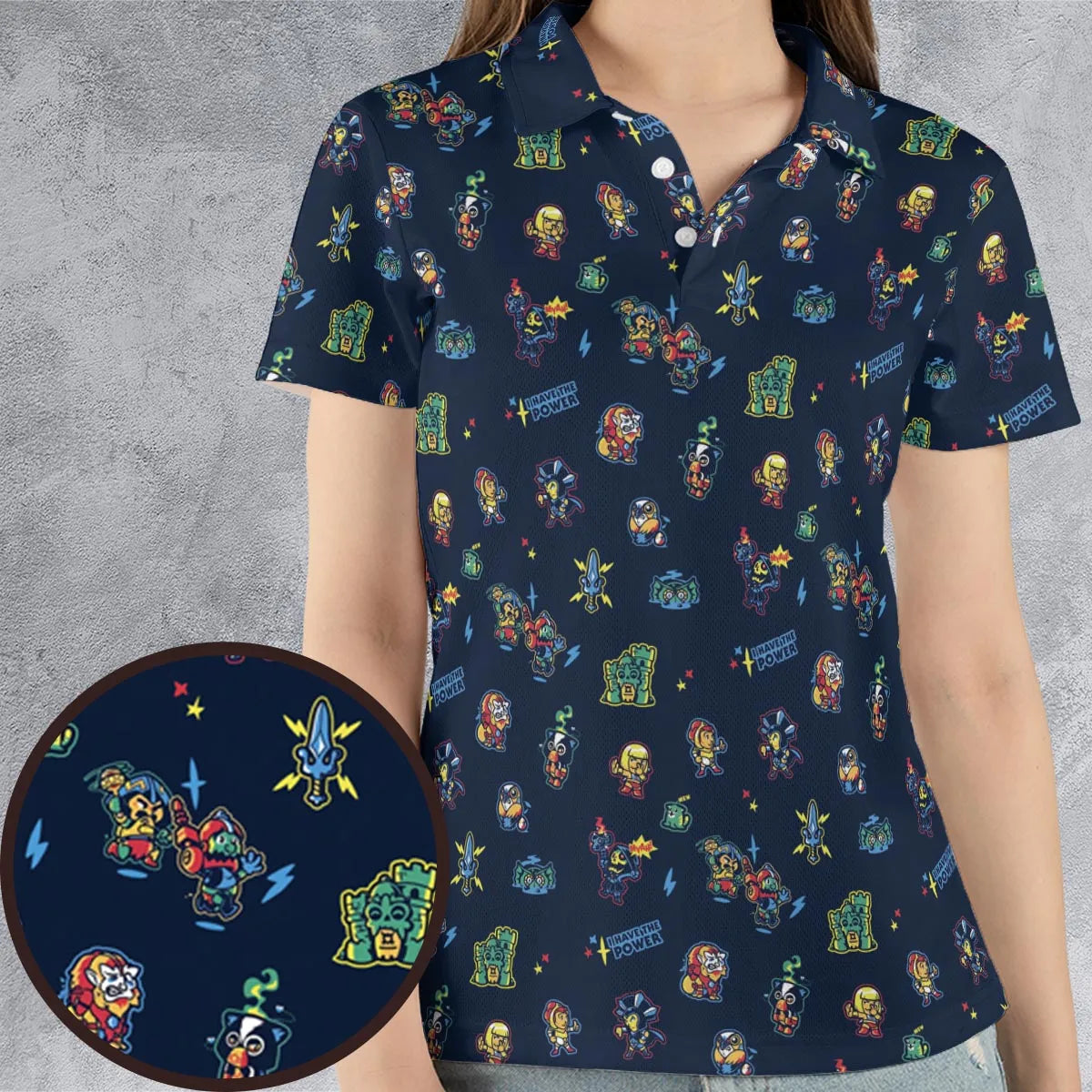 AOP Men/Women Polo Shirt - BZJQ36XJ