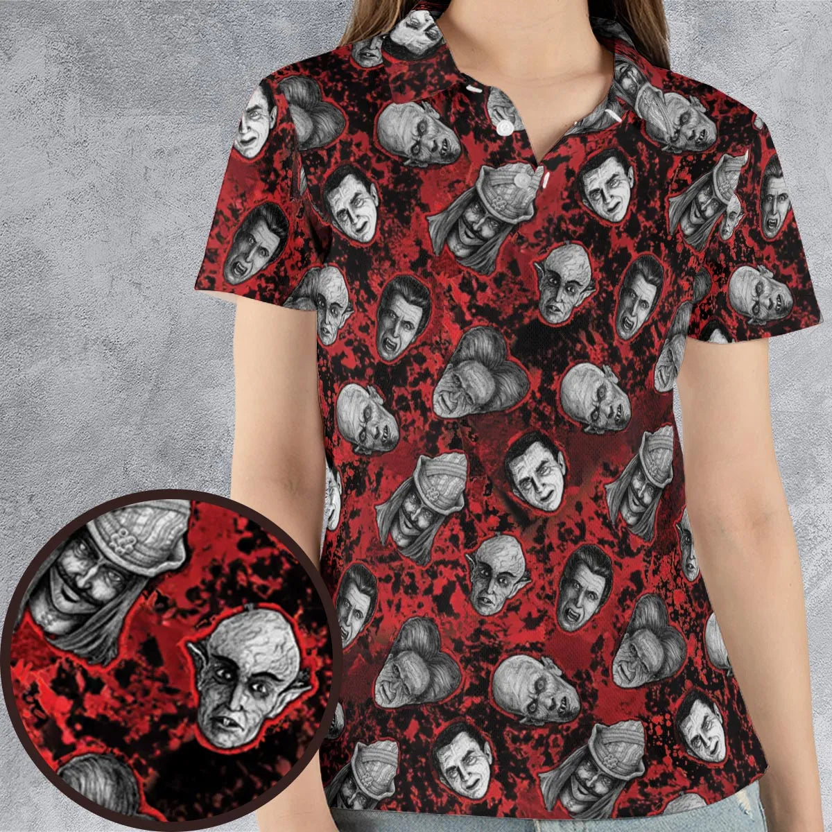 AOP Men/Women Polo Shirt - R8VYXR8X