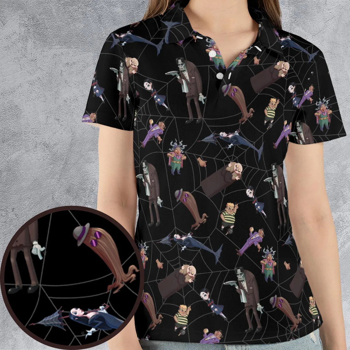 AOP Men/Women Polo Shirt - 95V8U1ZR