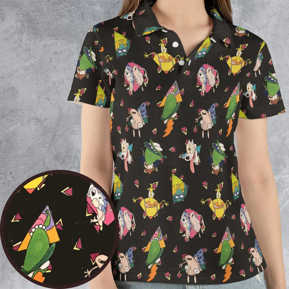 AOP Men/Women Polo Shirt - 6BL3CMH5