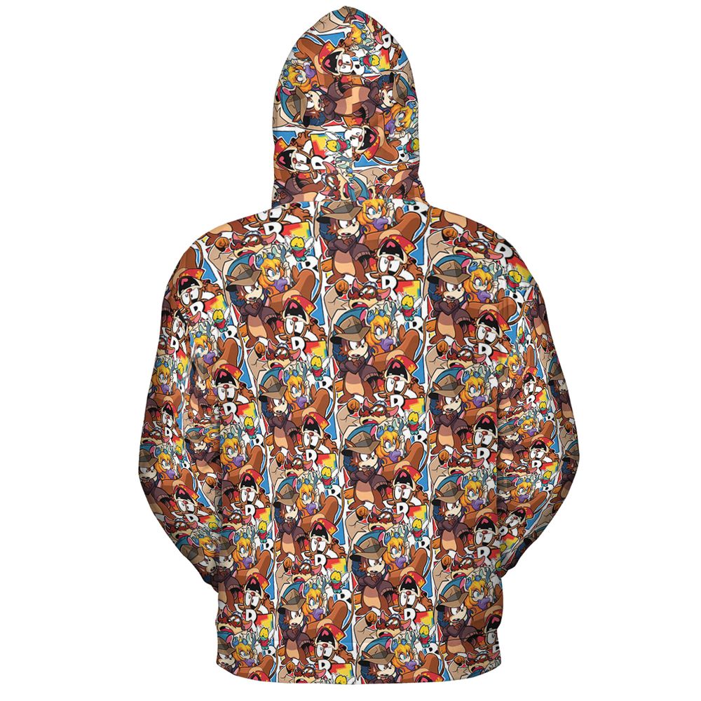 All-over Print Hoodie - EGS3BWSC -  - 4