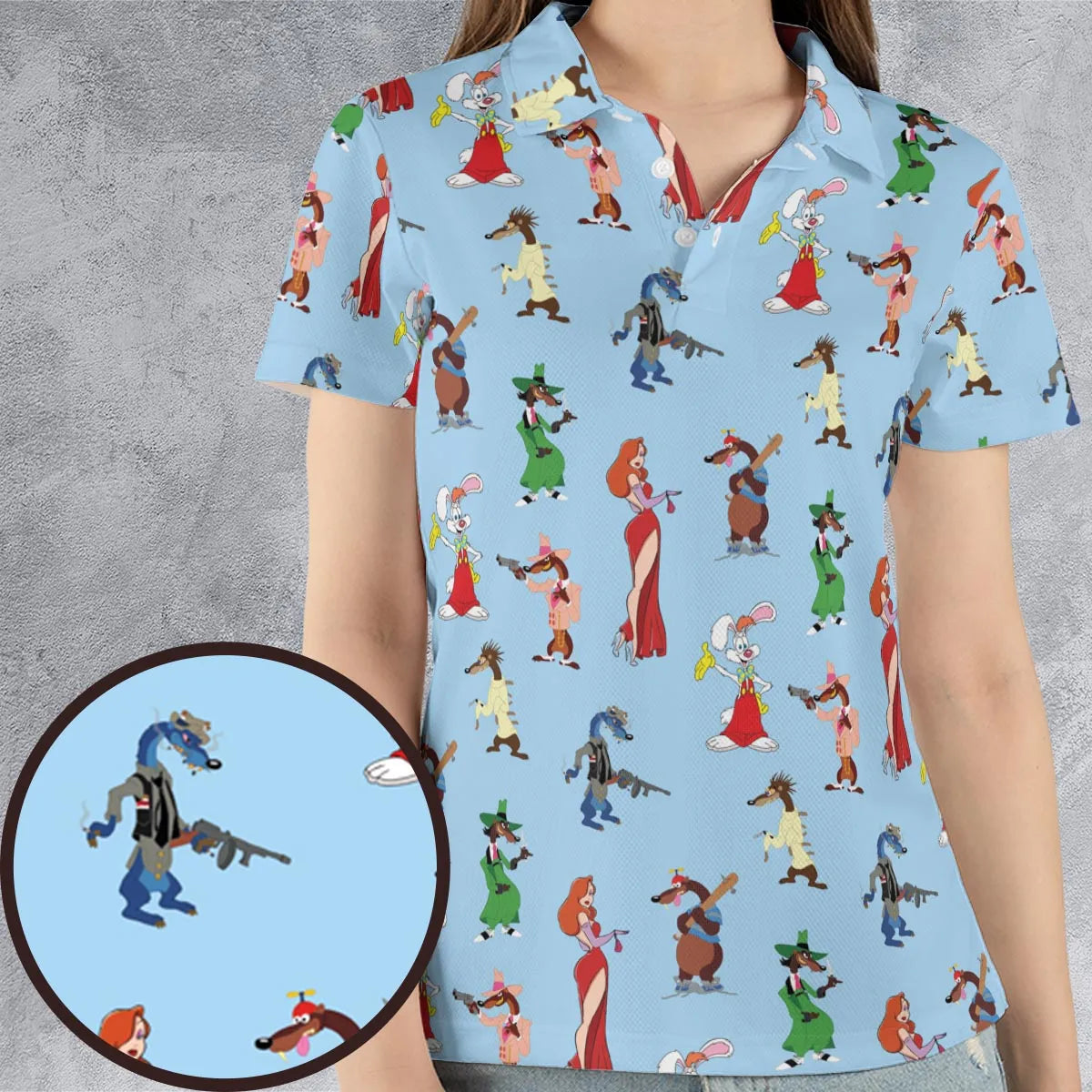 AOP Men/Women Polo Shirt - JUL6K8AR