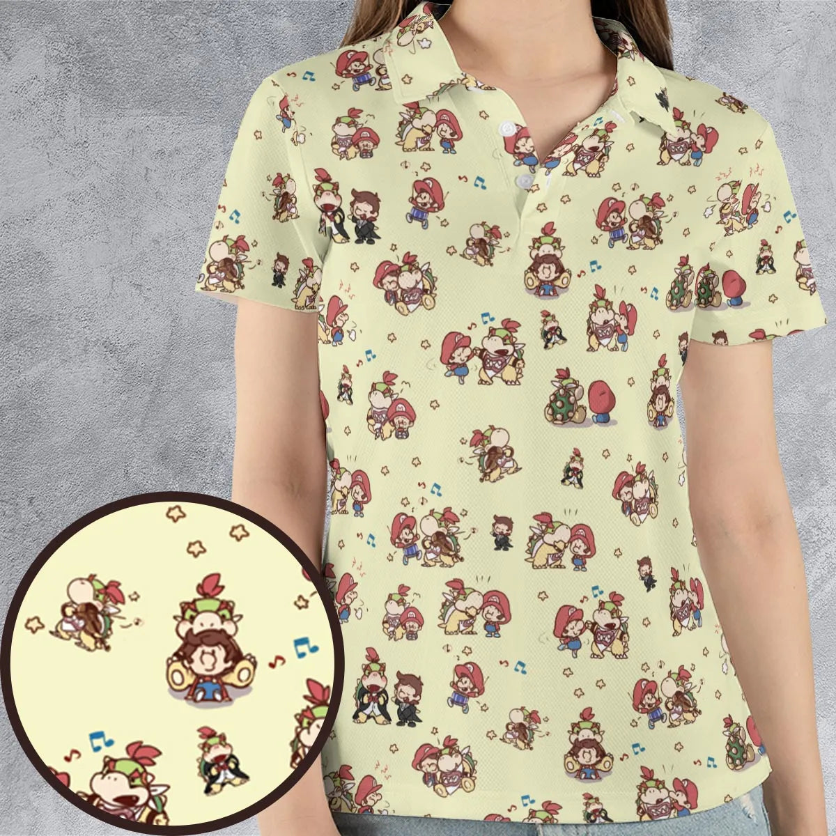 AOP Men/Women Polo Shirt - 6MQ6R742