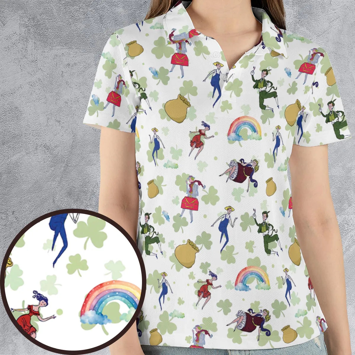 AOP Men/Women Polo Shirt - 9PHU1CX9