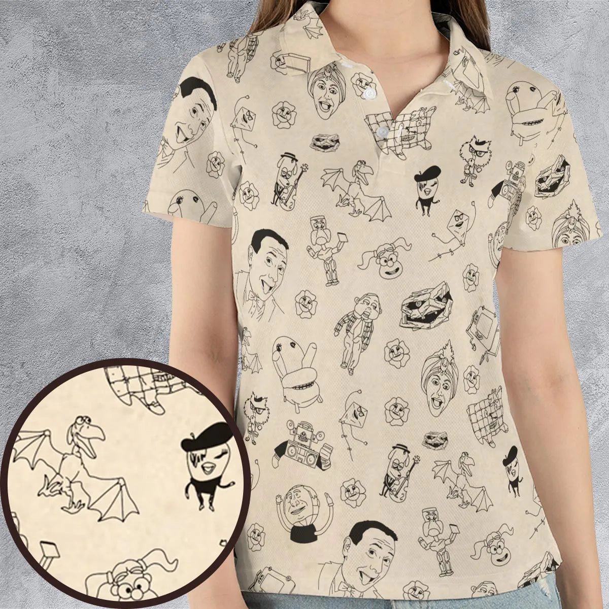 AOP Men/Women Polo Shirt - SDSKZWJA
