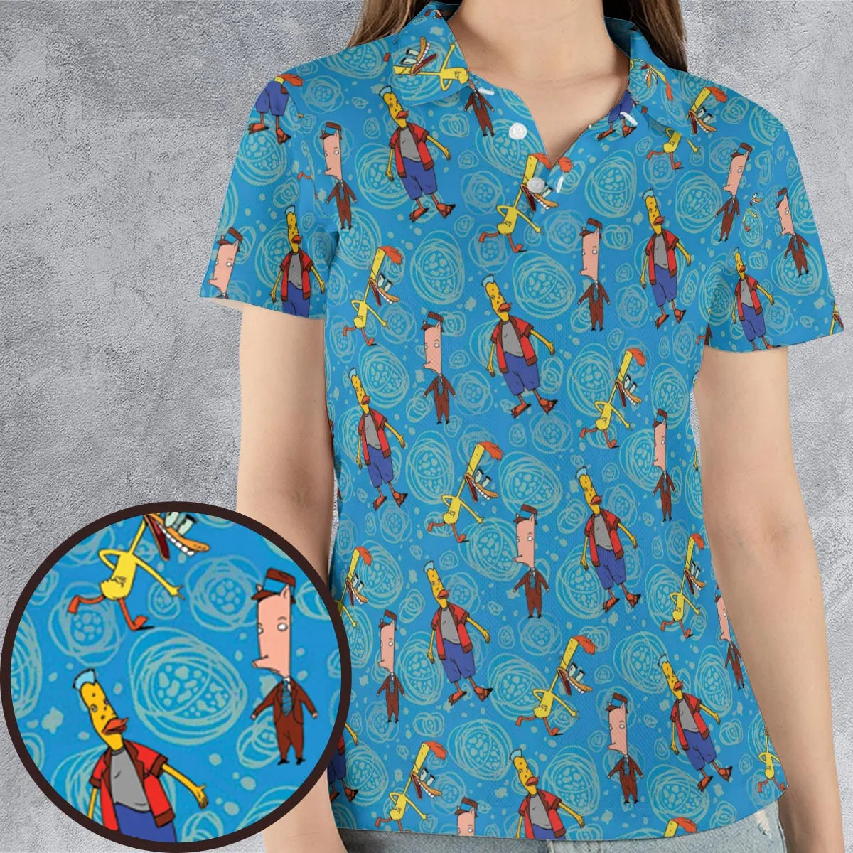 AOP Men/Women Polo Shirt - 36JYL3MR