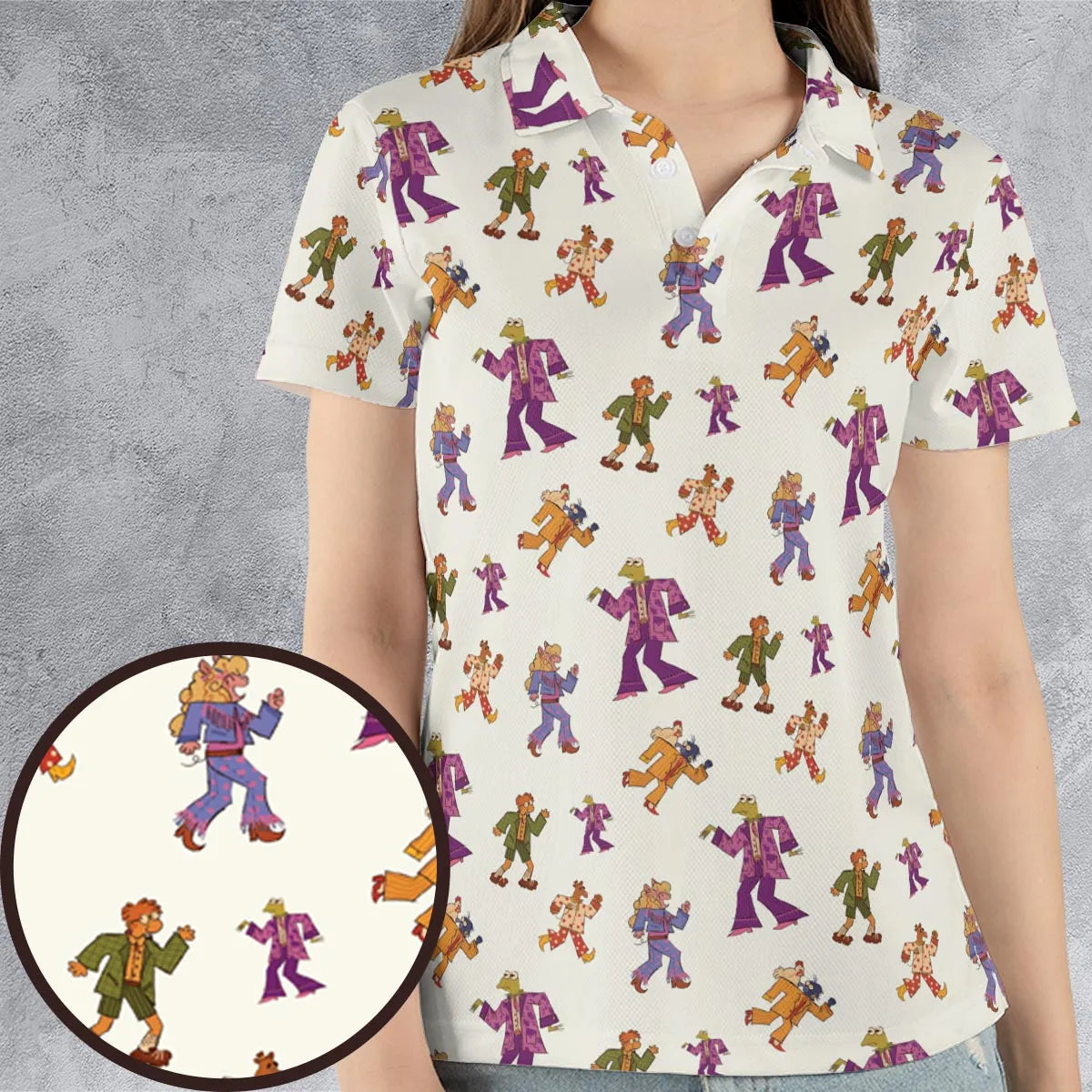 AOP Men/Women Polo Shirt - SY5GKGDZ