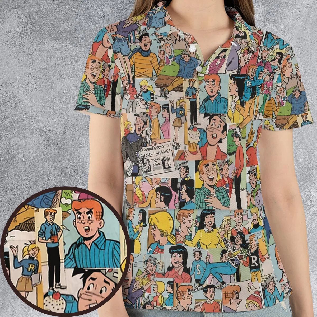 AOP Men/Women Polo Shirt - KH317EXN
