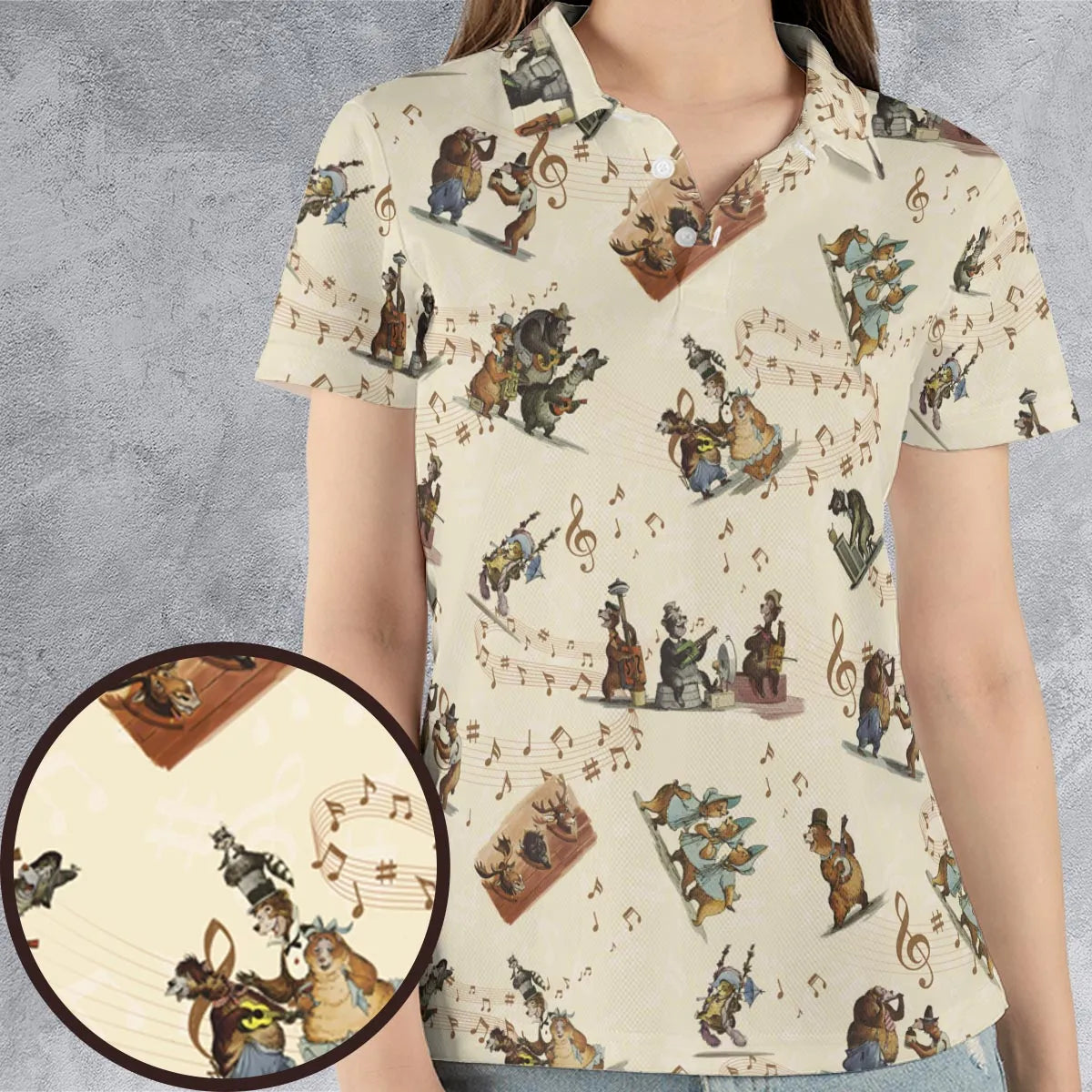 AOP Men/Women Polo Shirt - 5V4BHKGQ