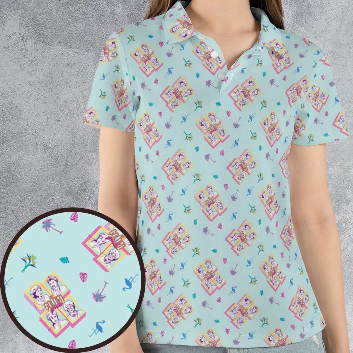 AOP Men/Women Polo Shirt - Q8ZKUMAD