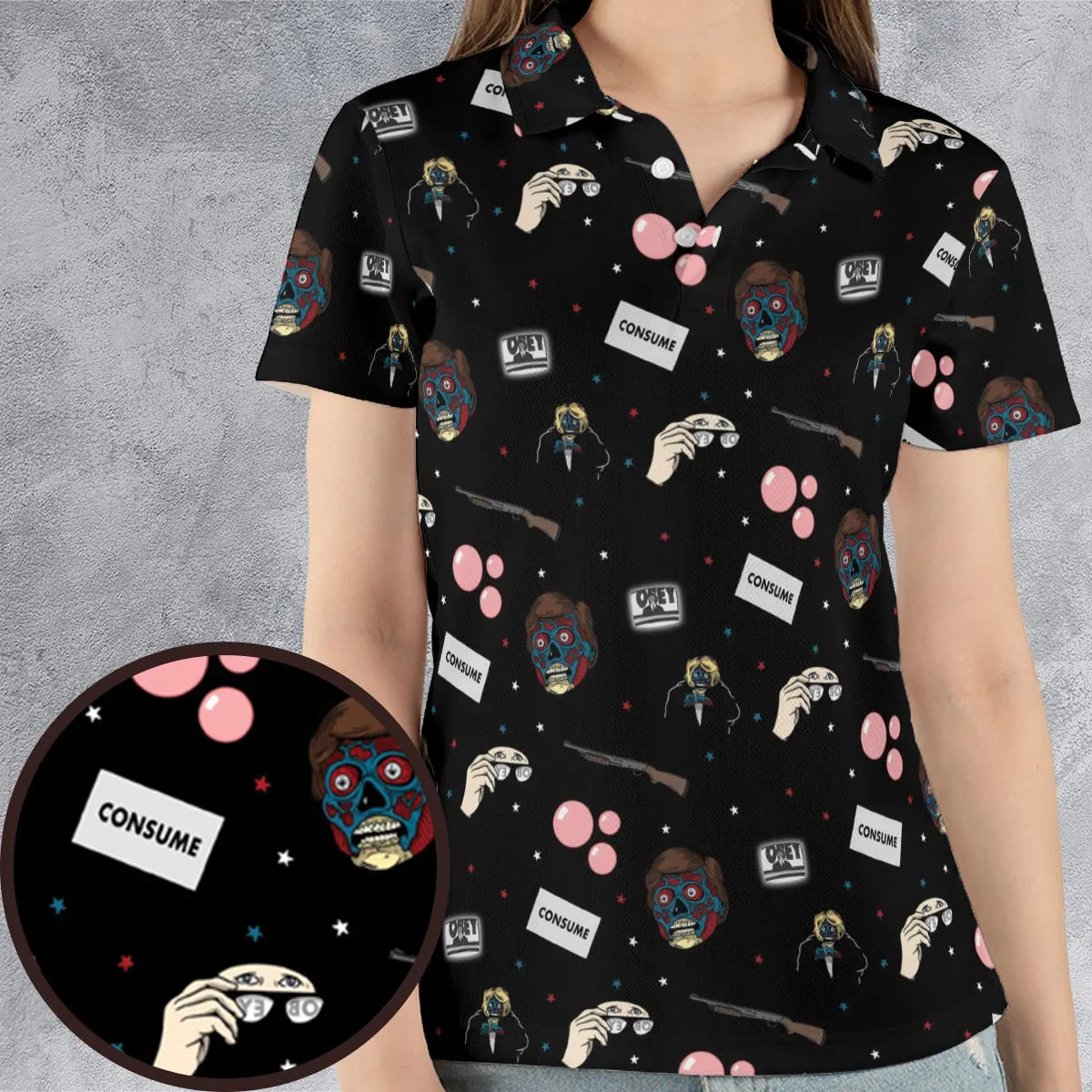 AOP Men/Women Polo Shirt - S9PUEW19
