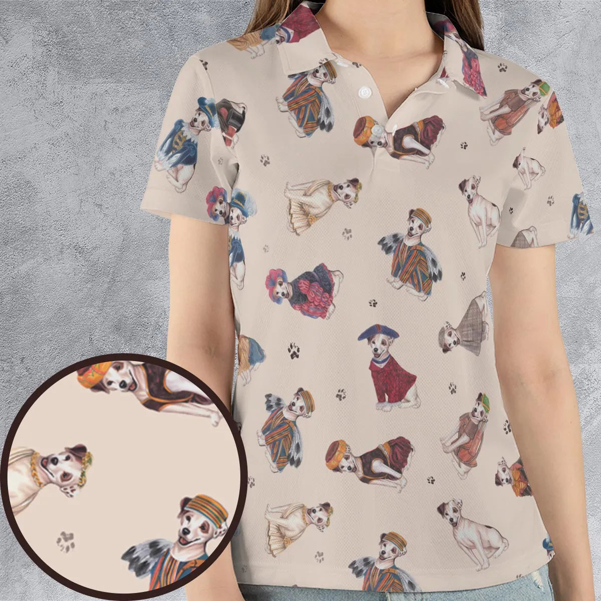 AOP Men/Women Polo Shirt - 1RFRAXGL