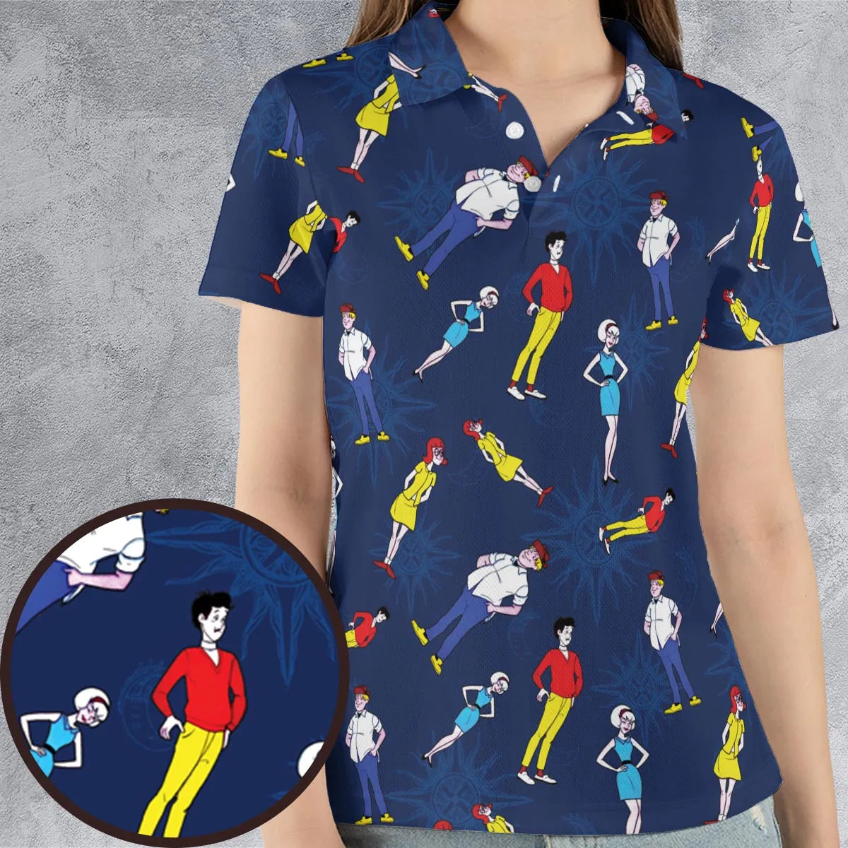 AOP Men/Women Polo Shirt - UCLNXKT3