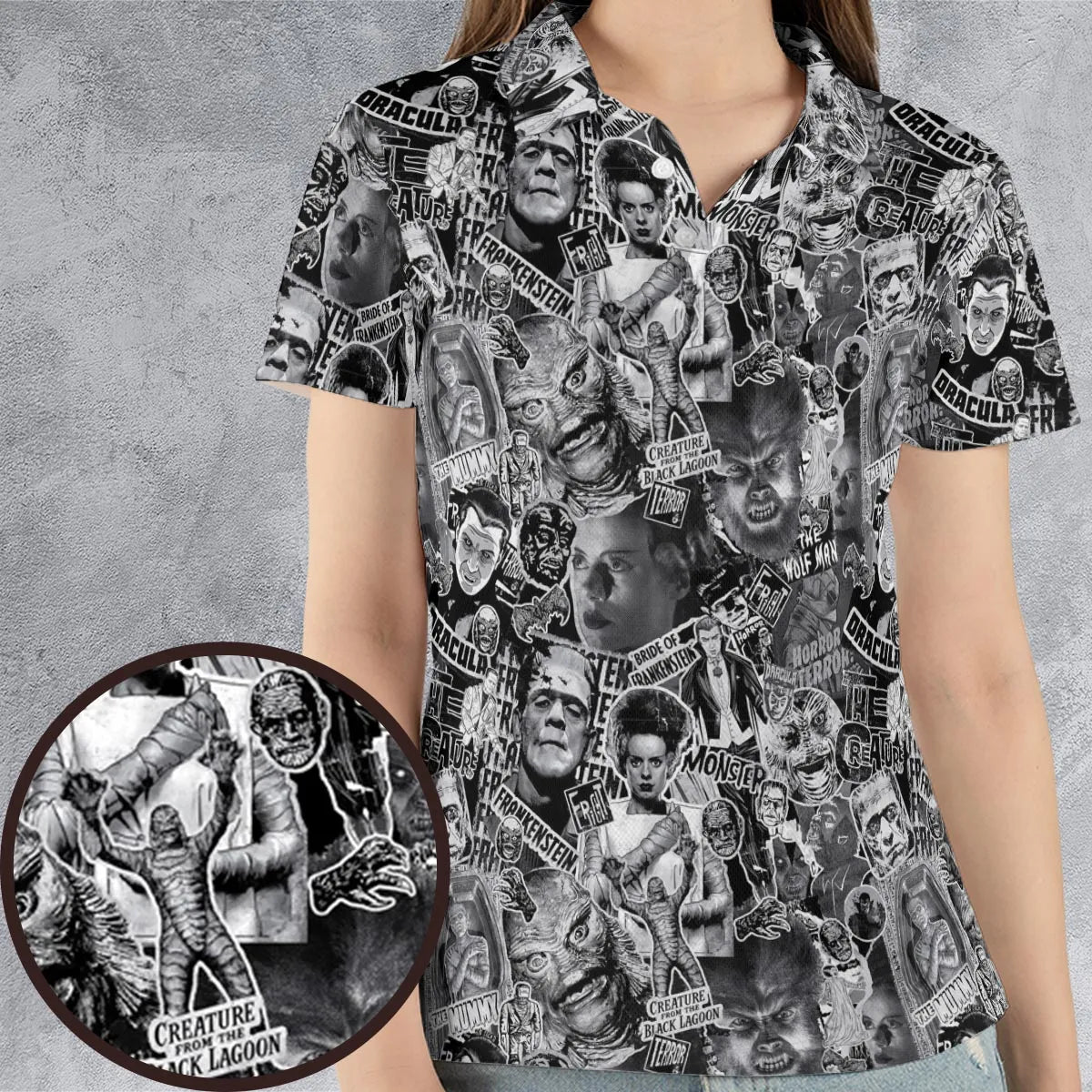 AOP Men/Women Polo Shirt - 5EEUBH8M