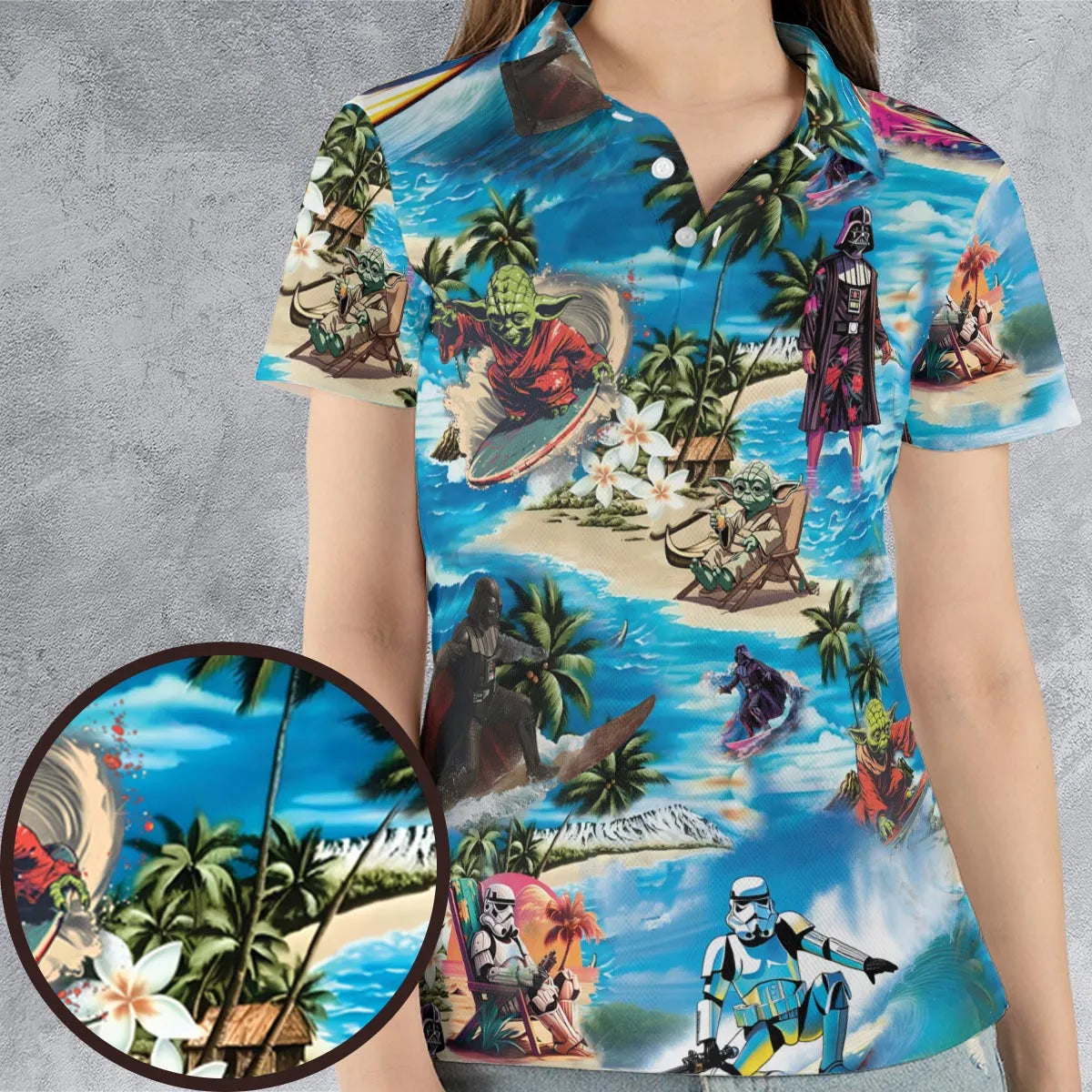 AOP Men/Women Polo Shirt - 4HGCFH8N