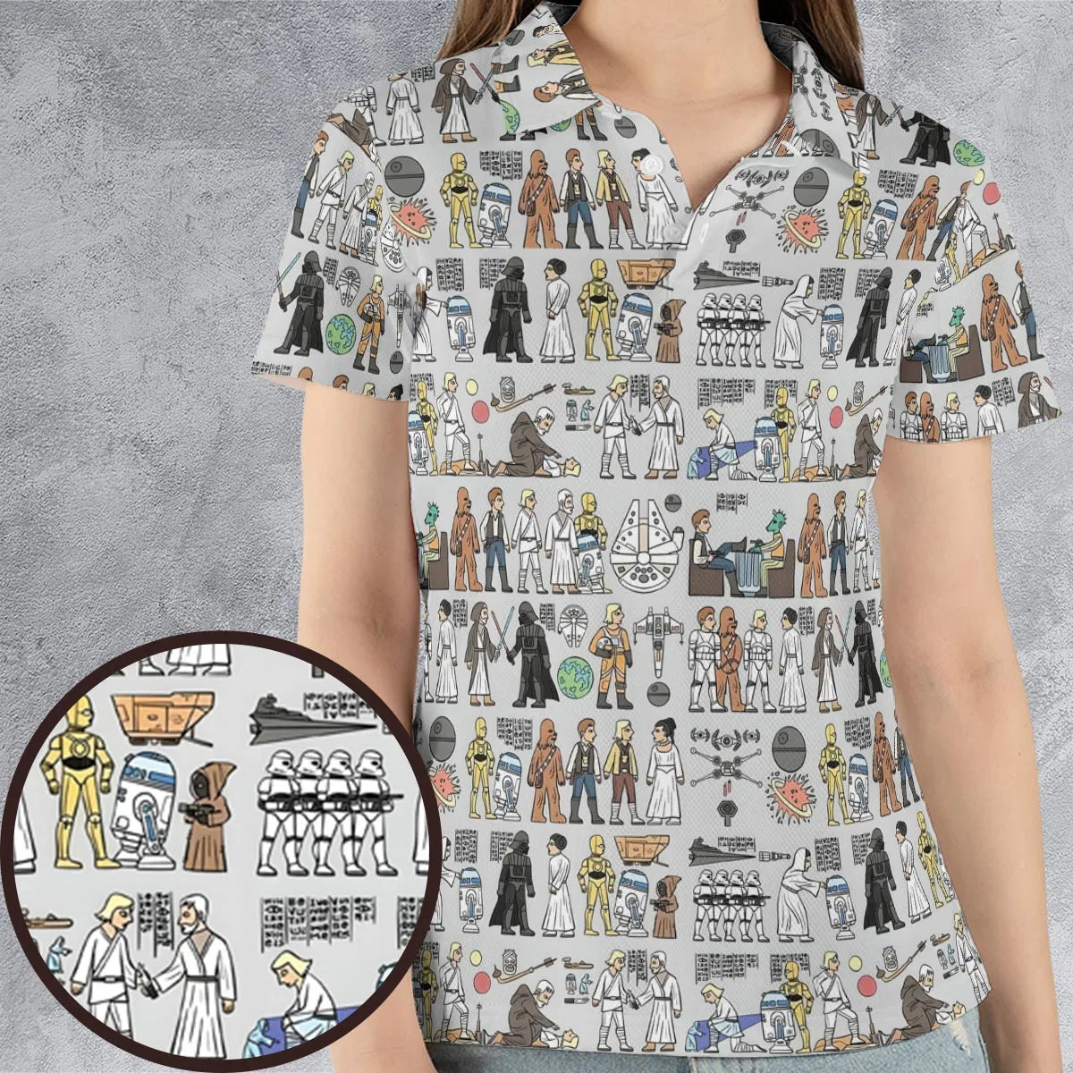 AOP Men/Women Polo Shirt - LK3KP421