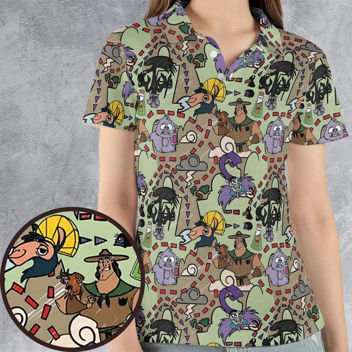 AOP Men/Women Polo Shirt - Y8GDPG32