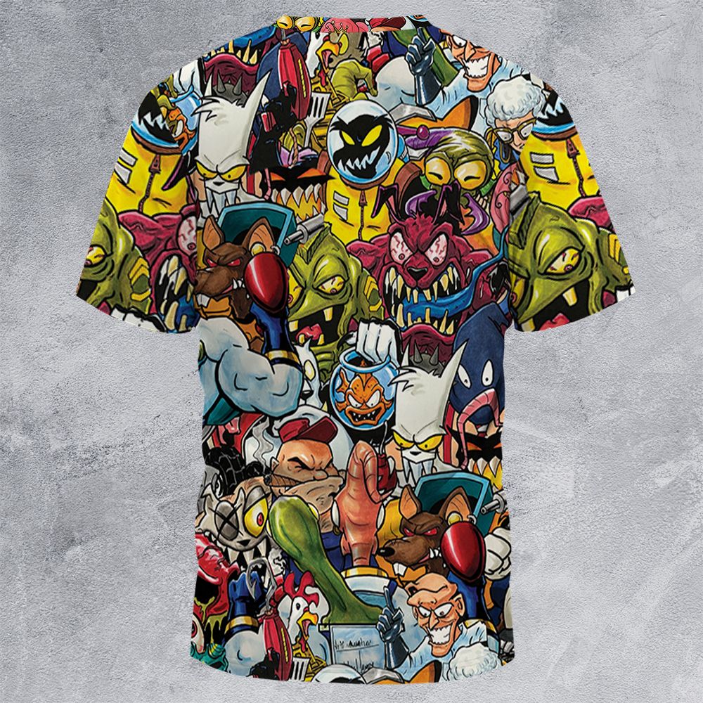 All-Over Print Unisex T-Shirt - 62ZZP535 -  - 4