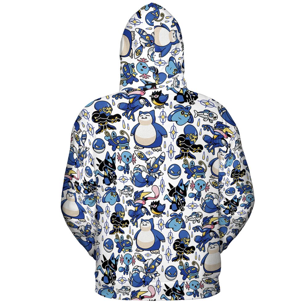 All-over Print Hoodie - FH1WE6R9 -  - 4