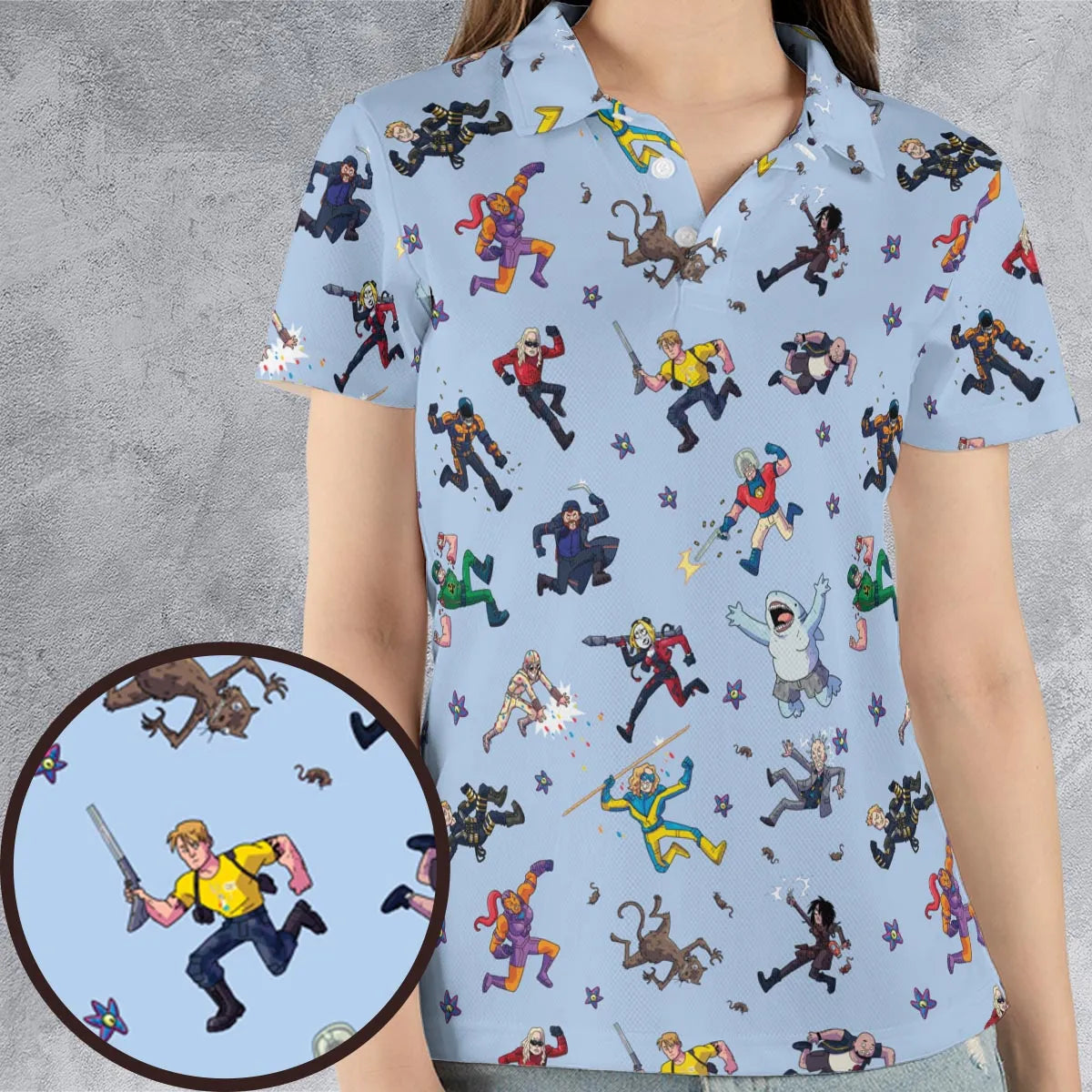AOP Men/Women Polo Shirt - 3KGKN6GX