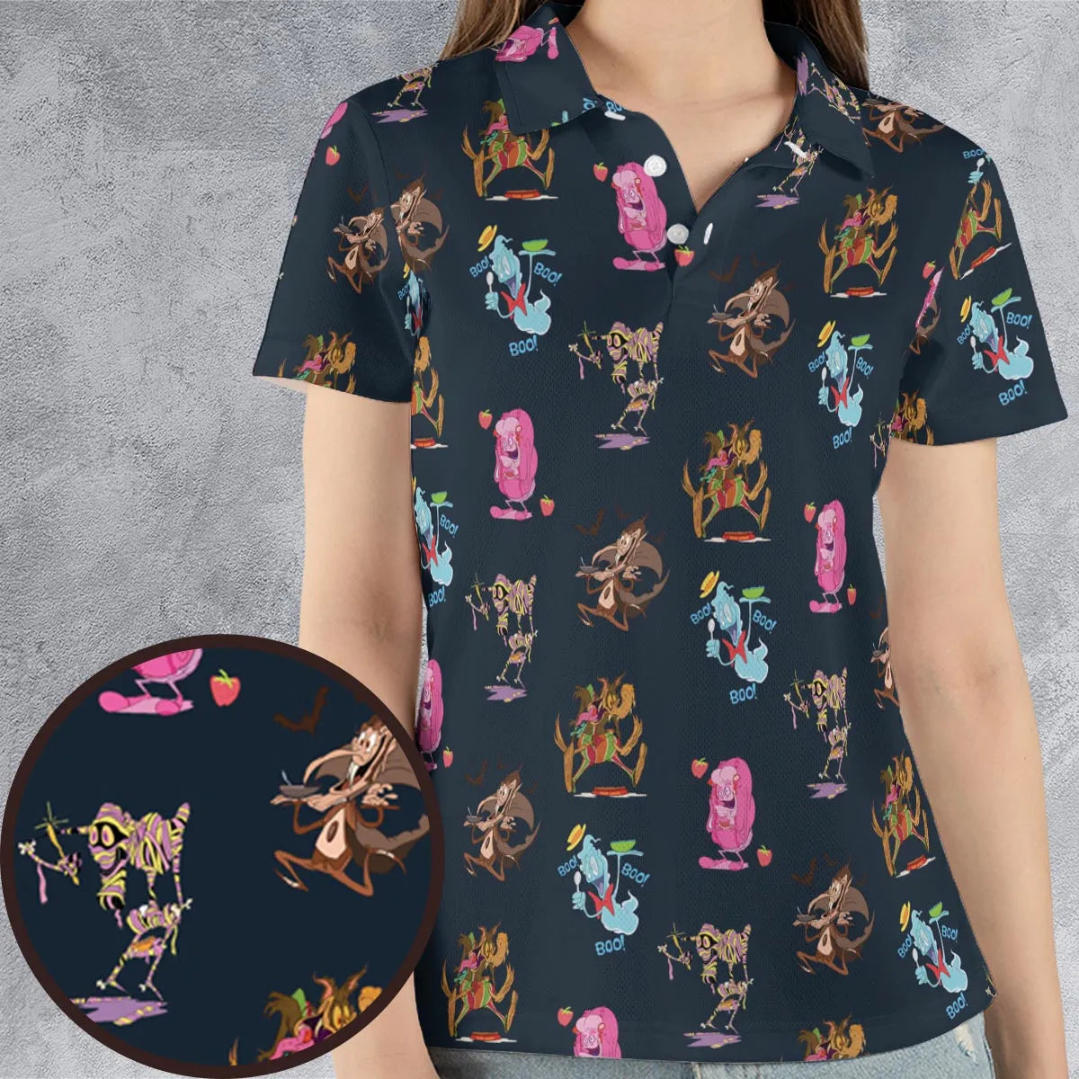 AOP Men/Women Polo Shirt - P5DYKTT8
