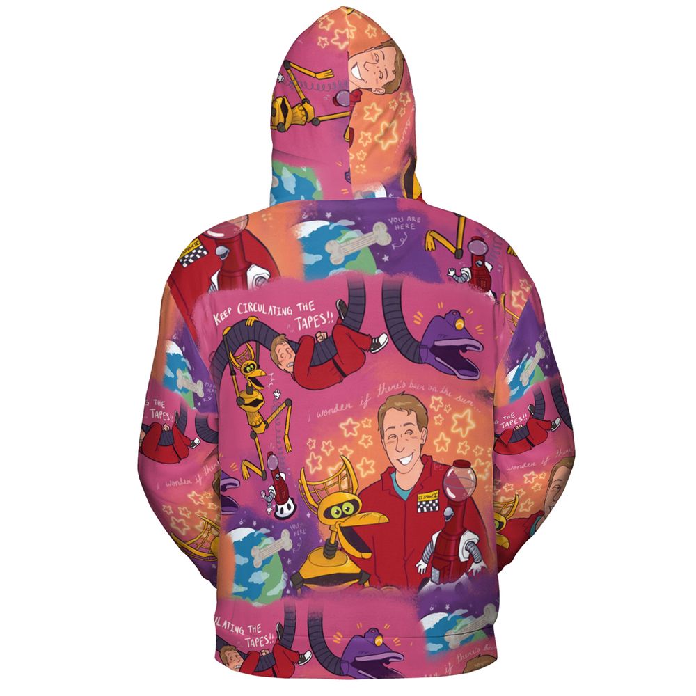 All-over Print Hoodie - F3LVUZF7 -  - 4