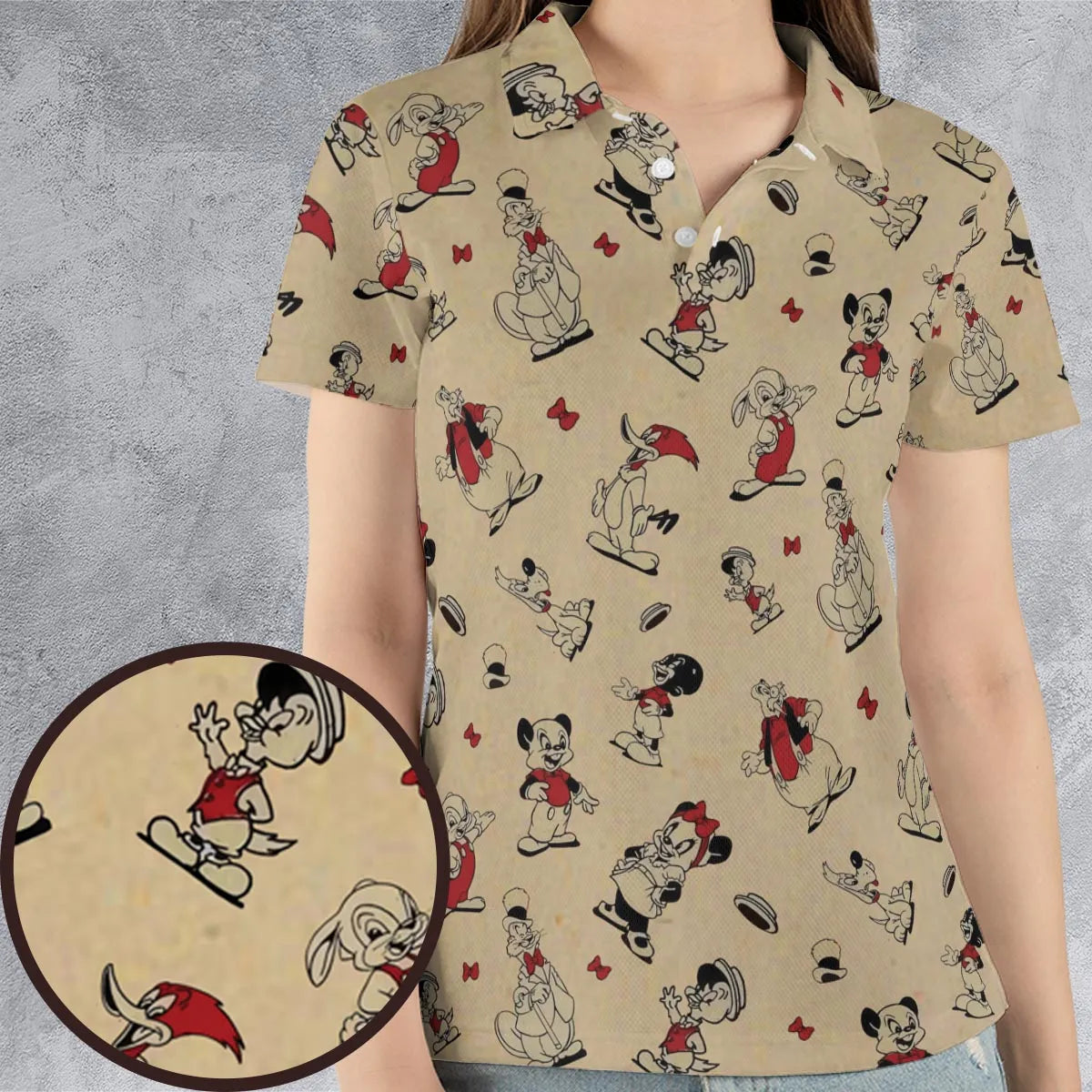 AOP Men/Women Polo Shirt - WWY6ZQV4