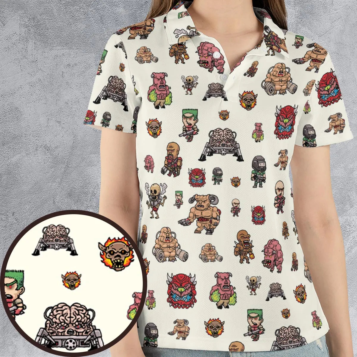 AOP Men/Women Polo Shirt - 2P1K1X6M
