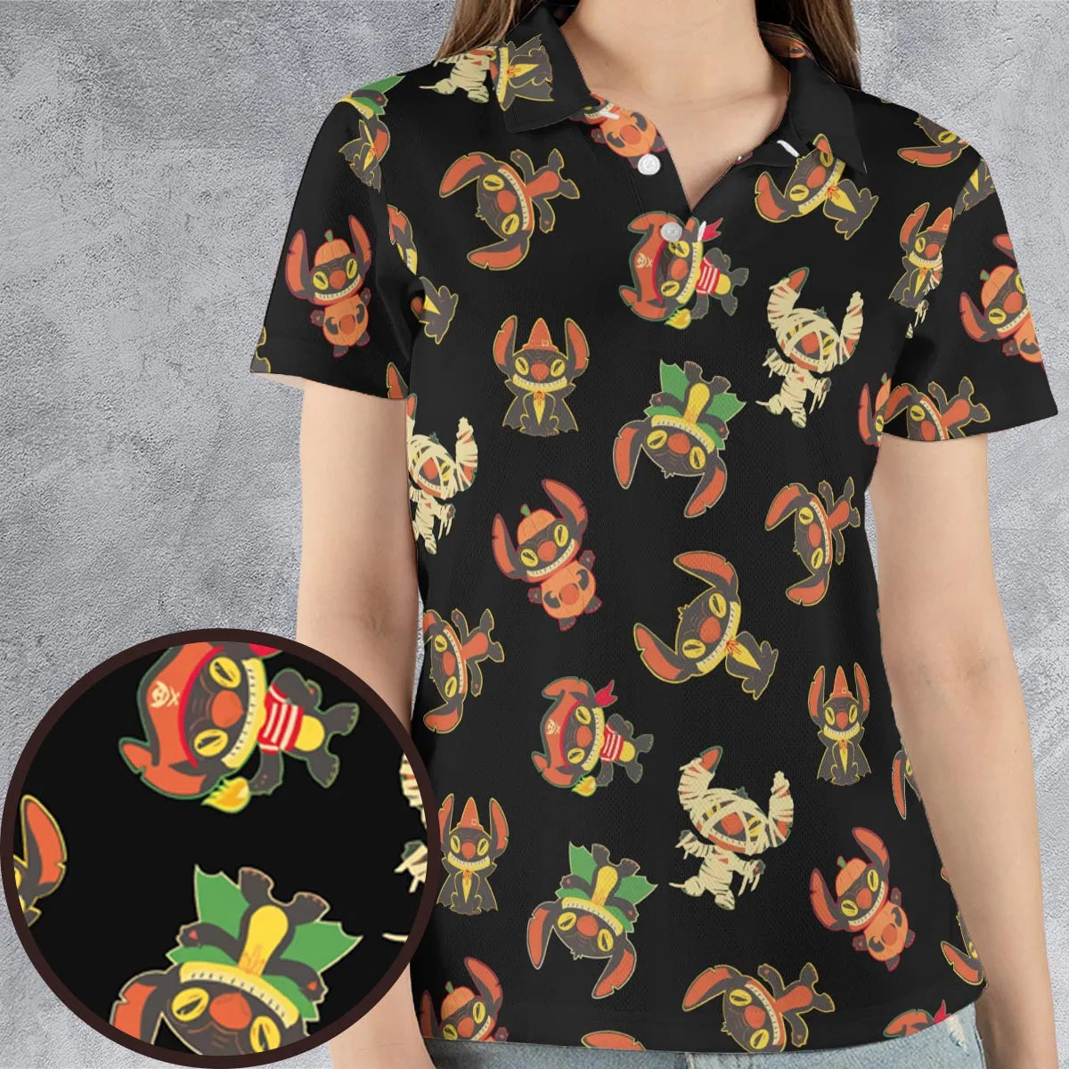 AOP Men/Women Polo Shirt - 1VH85HVD