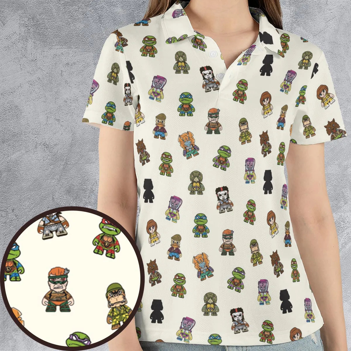 AOP Men/Women Polo Shirt - 5W15WEJN
