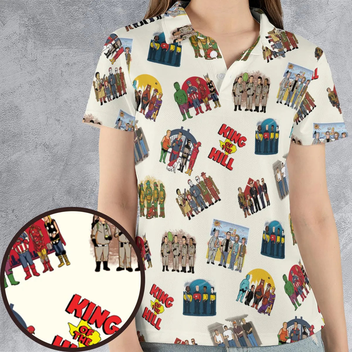 AOP Men/Women Polo Shirt - 6MLS2FZ4