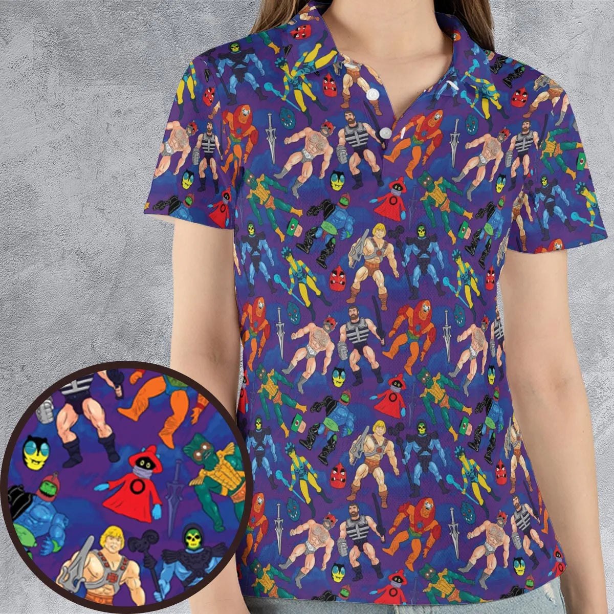AOP Men/Women Polo Shirt - A5ED29QD