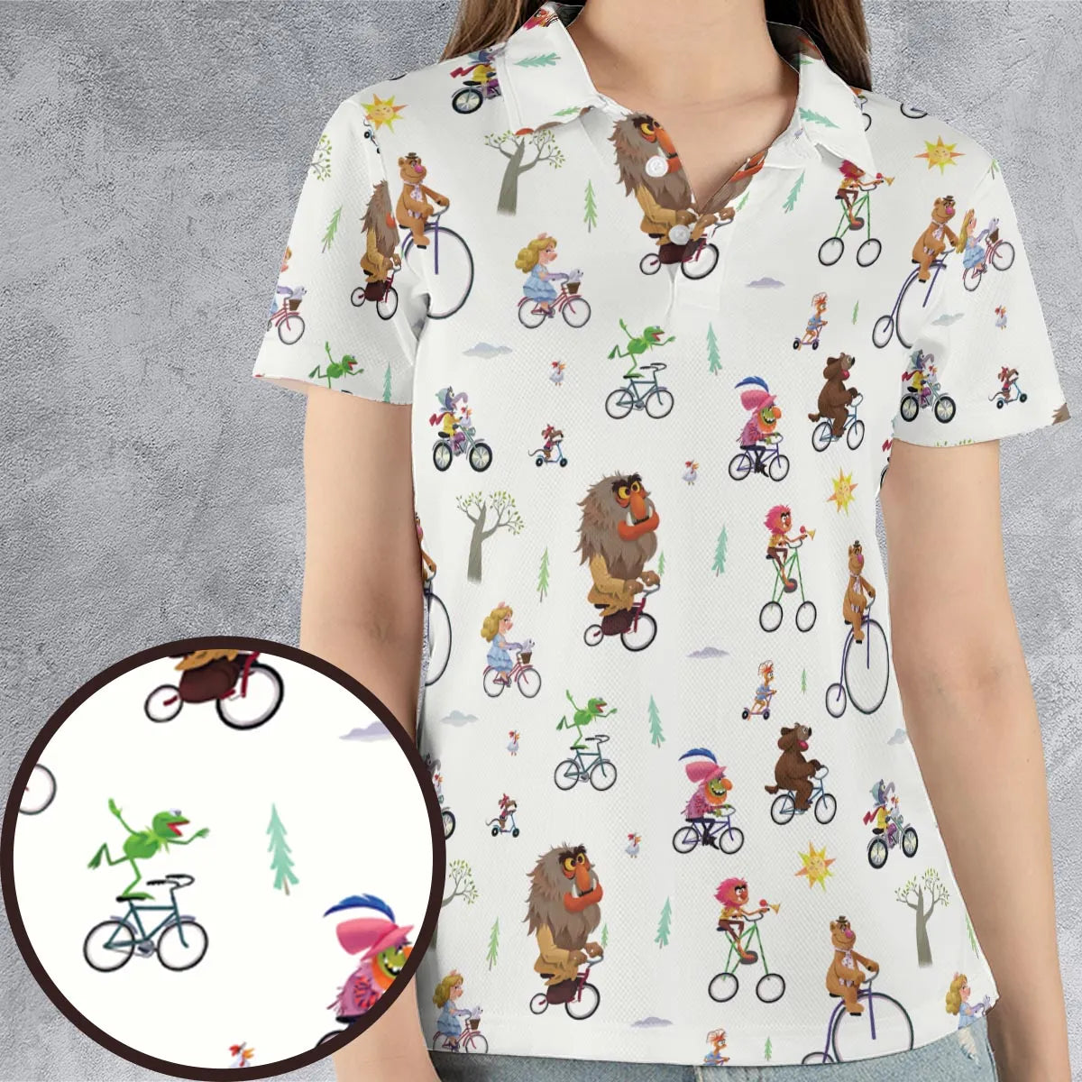 AOP Men/Women Polo Shirt - UD6K5SXF