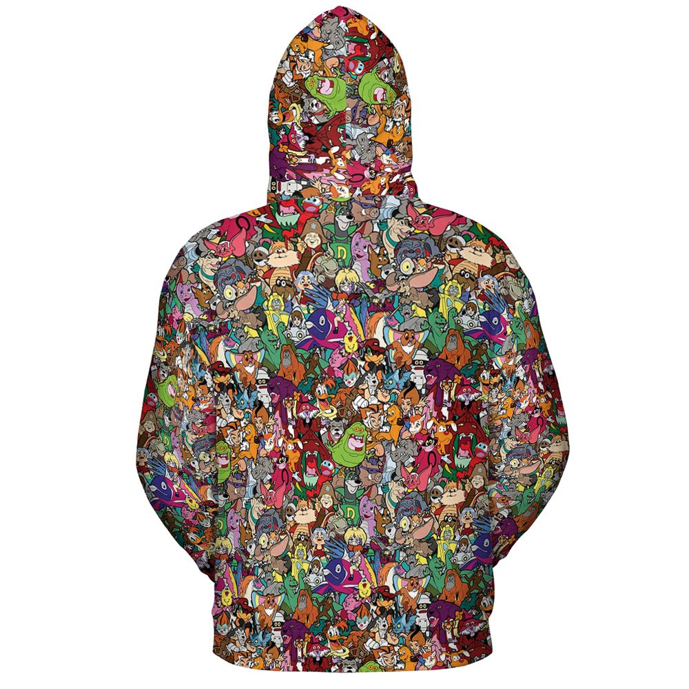 All-over Print Hoodie - AF3DK633 -  - 4