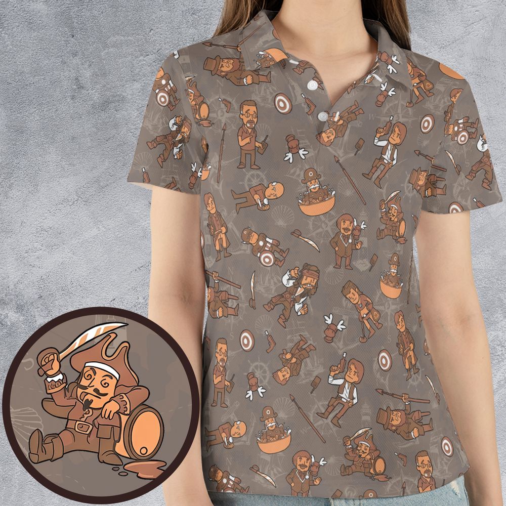 AOP Men/Women Polo Shirt - 9BRHRNQ1 -  - 4