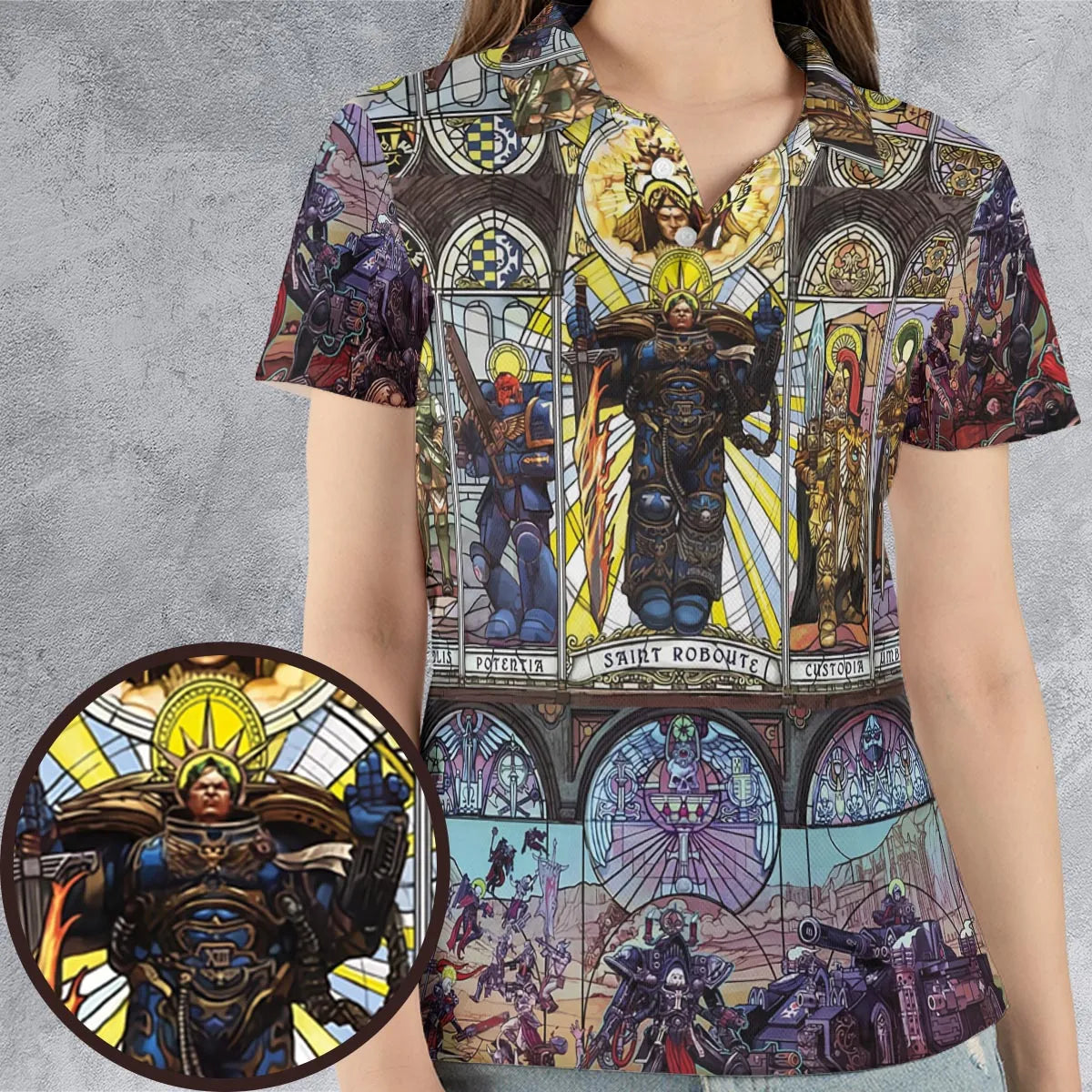AOP Men/Women Polo Shirt - NUBTQNVE