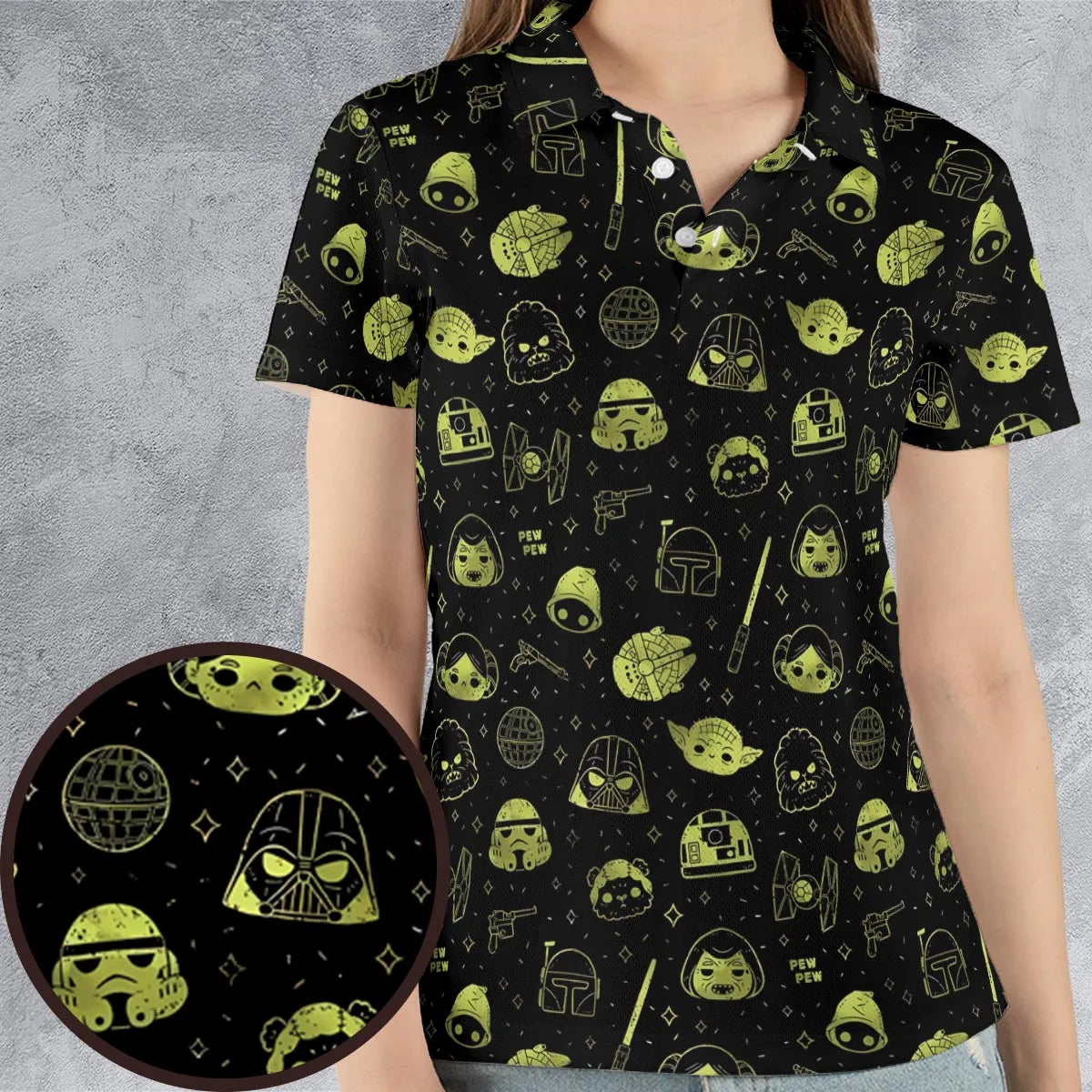 AOP Men/Women Polo Shirt - VJAK38DQ