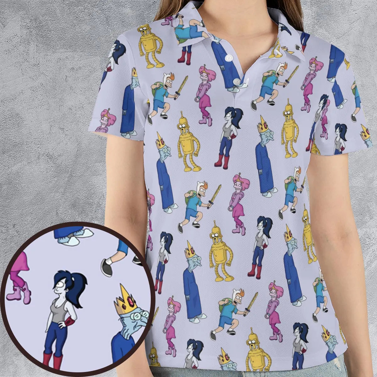 AOP Men/Women Polo Shirt - YAZWEJZB