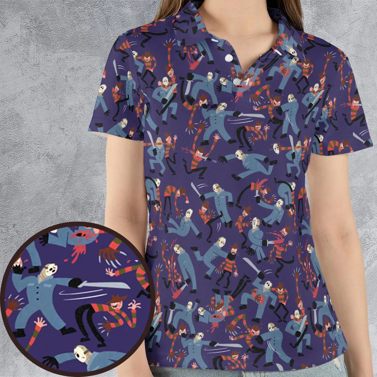 AOP Men/Women Polo Shirt - AM1ZZ199