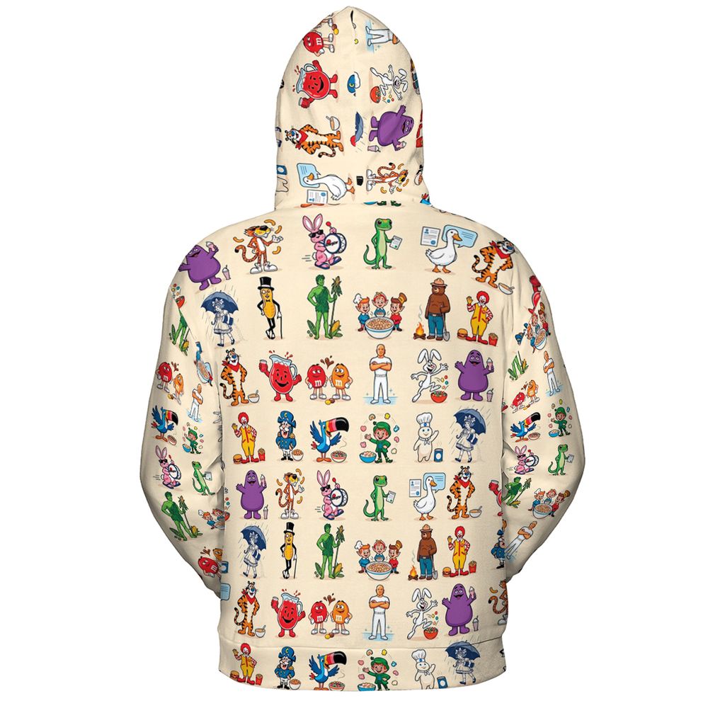 All-over Print Hoodie - B9G6A1PR -  - 4