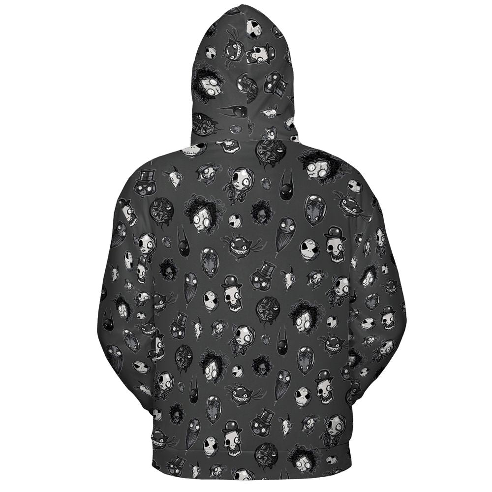 All-over Print Hoodie - HTHNLJUQ -  - 4