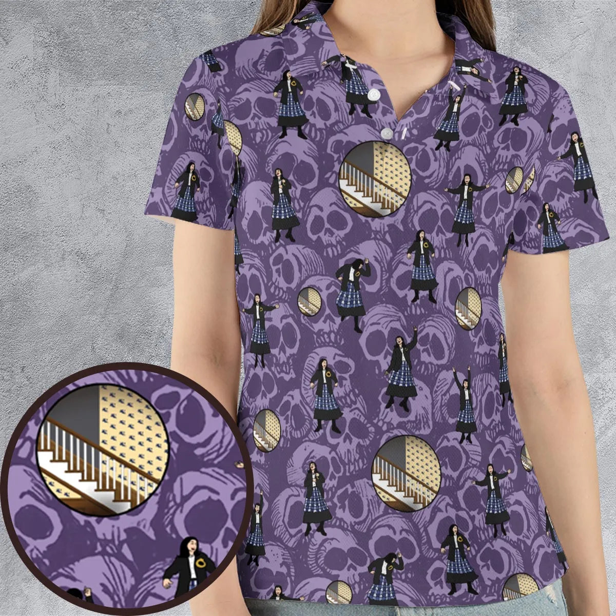AOP Men/Women Polo Shirt - VTPAZ3GQ