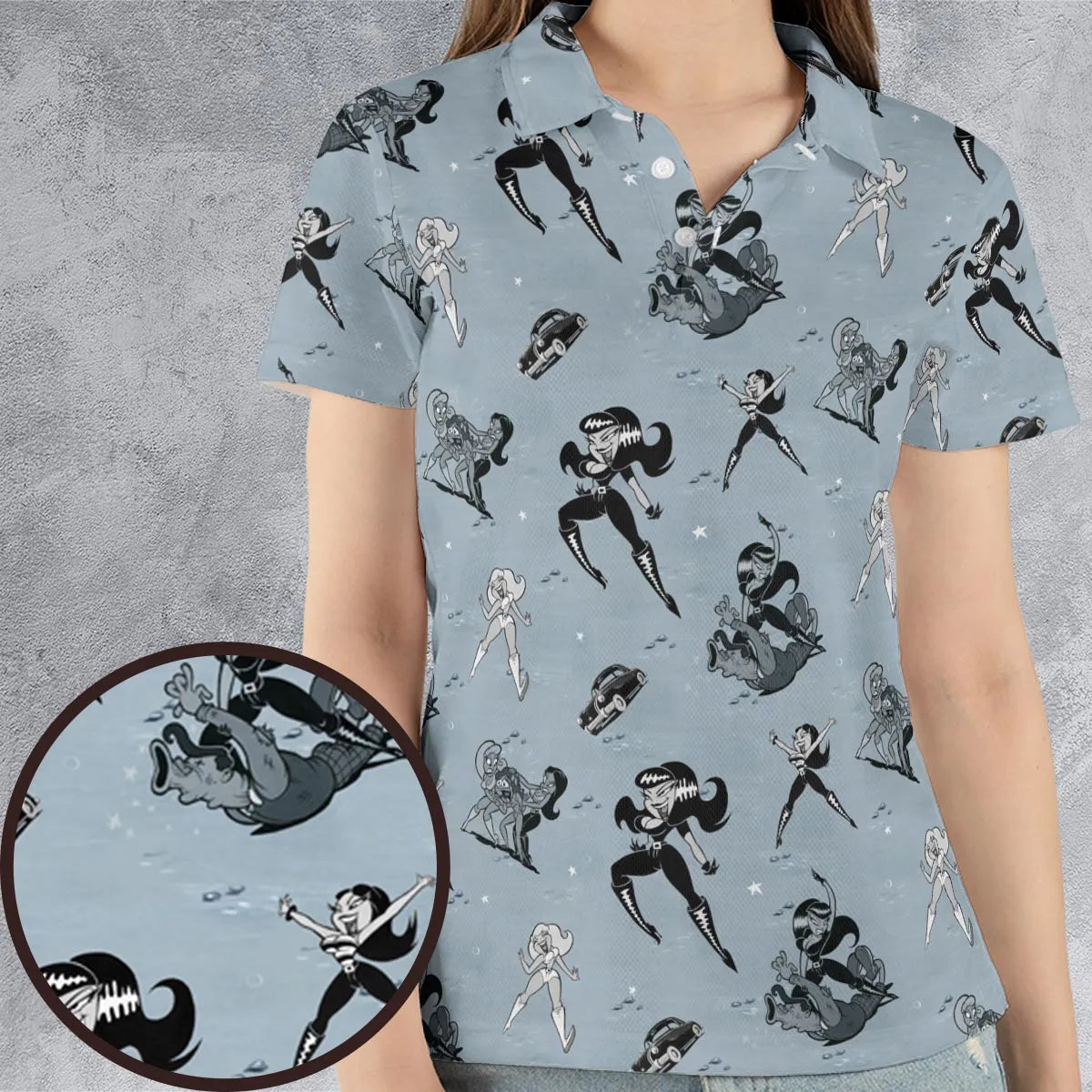 AOP Men/Women Polo Shirt - 262F5NQN