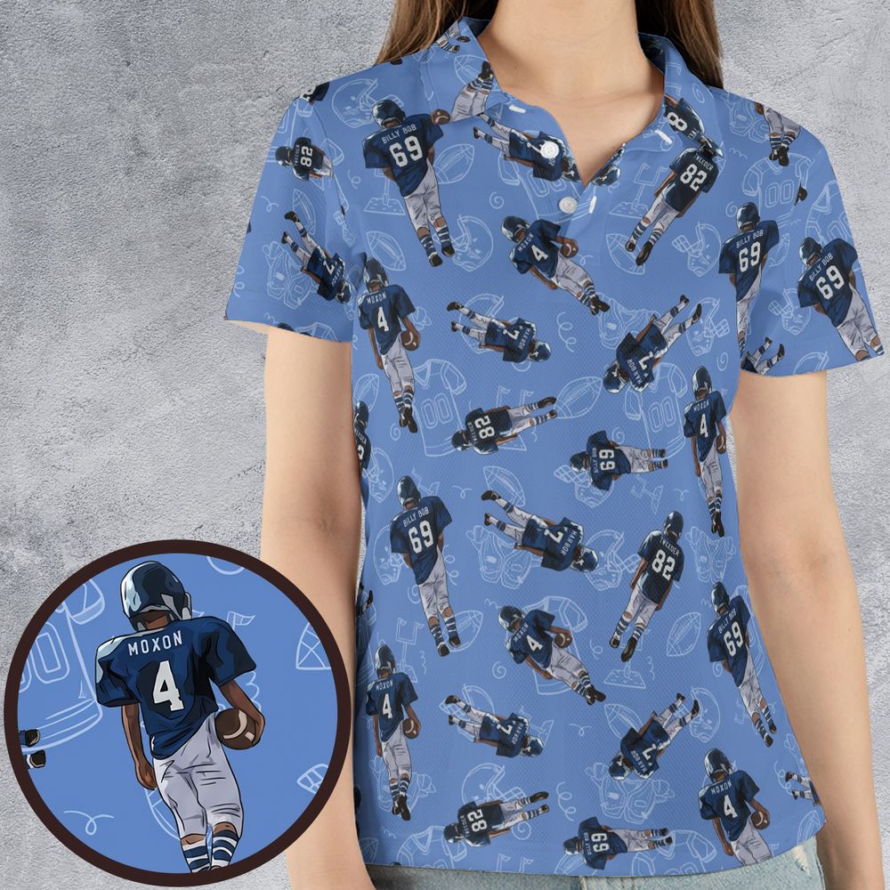 AOP Men/Women Polo Shirt - JQC1CY7R -  - 4