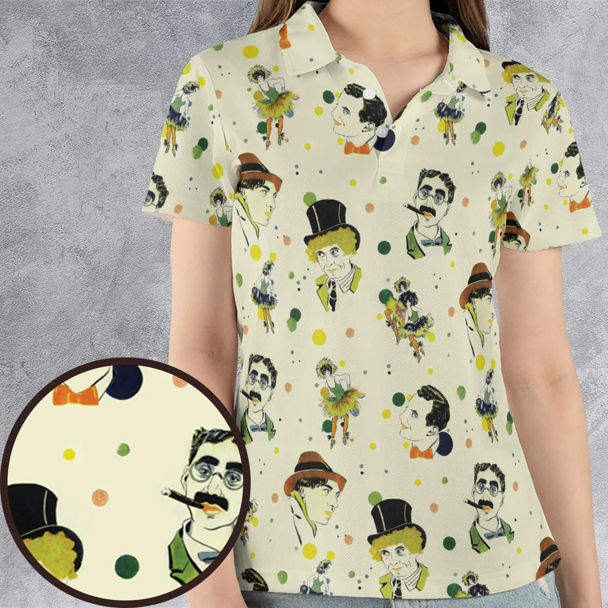AOP Men/Women Polo Shirt - QHHWK449