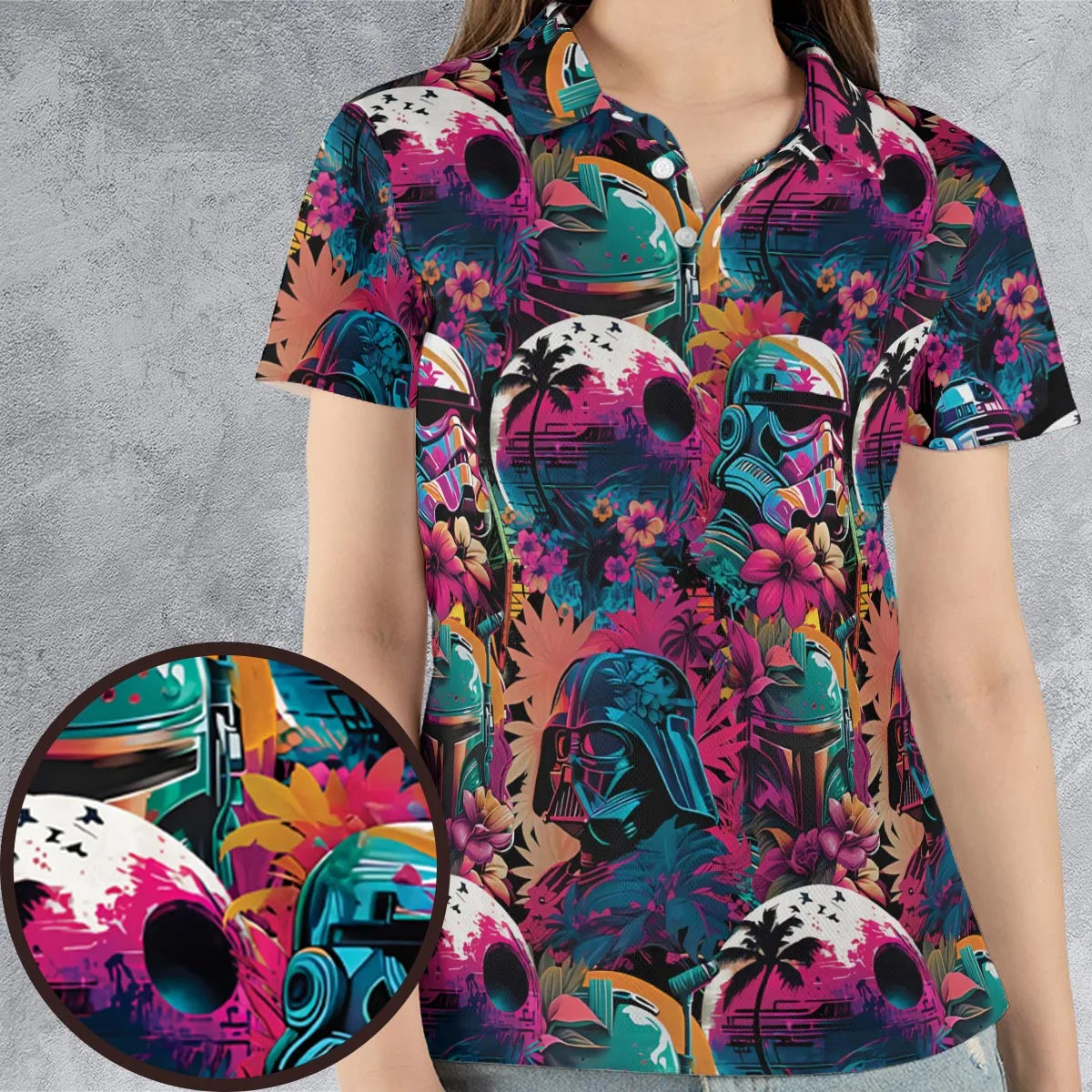 AOP Men/Women Polo Shirt - CEWLGHAS