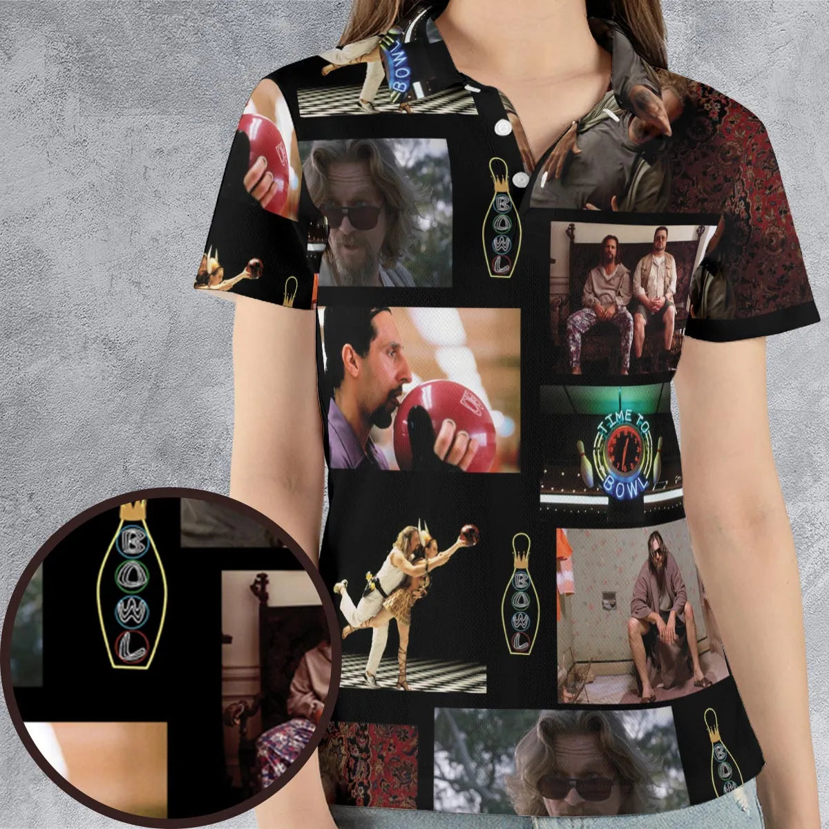 AOP Men/Women Polo Shirt - UJMNXLJ9