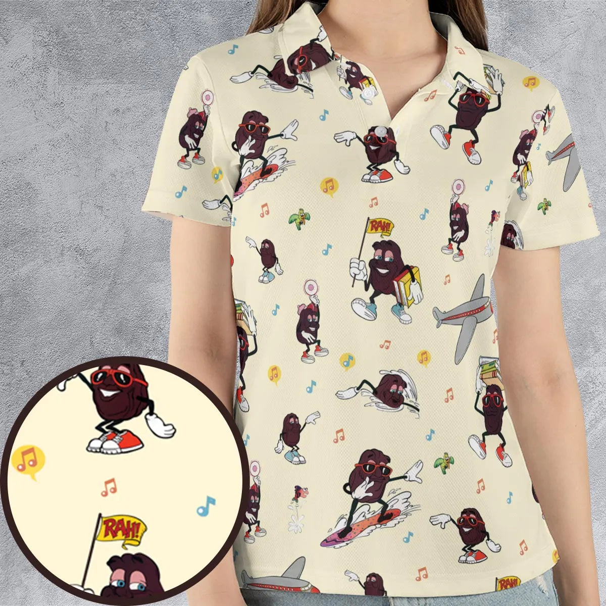 AOP Men/Women Polo Shirt - 9DEV1AB4