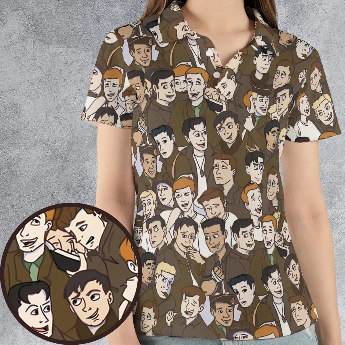 AOP Men/Women Polo Shirt - 3QXVE5CF
