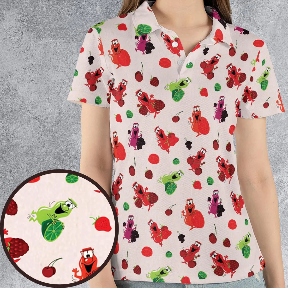 AOP Men/Women Polo Shirt - FD42JQXP